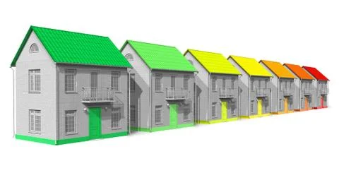 House energy efficiency concept Stock Illustration