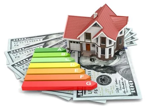 House energy efficiency concept. Stock Illustration