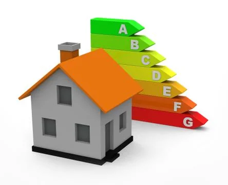 House energy efficiency Stock Illustration