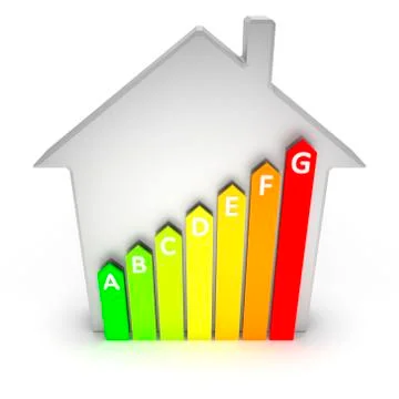 House energy efficiency Stock Illustration