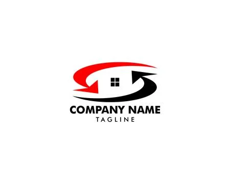 House exchange Logo Icon Template Stock Illustration