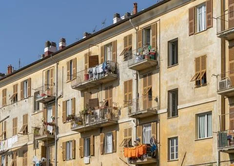 House facade in Imperia Stock Photos