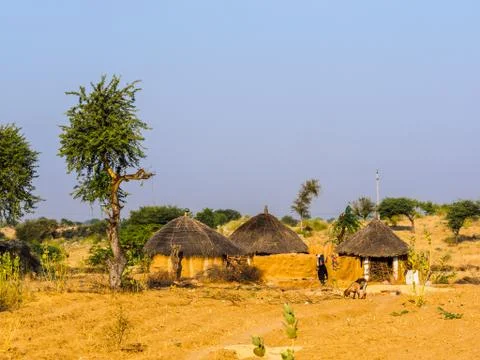 House of farmer Foto stock