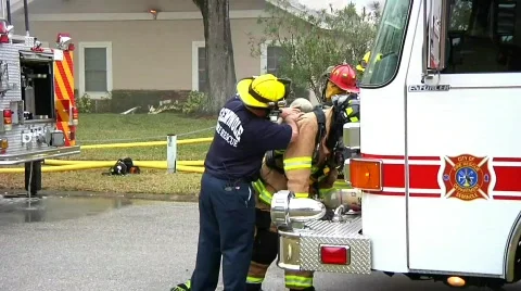 House Fire #6 Stock Footage 687282