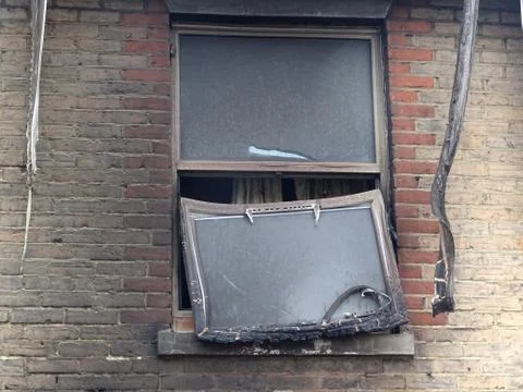 House Fire Damage Stock Photos