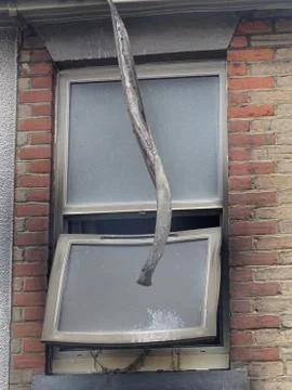 House Fire Damage Stock Photos