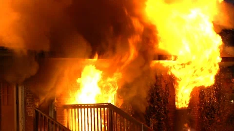 House Fire Stock-Footage 5165129