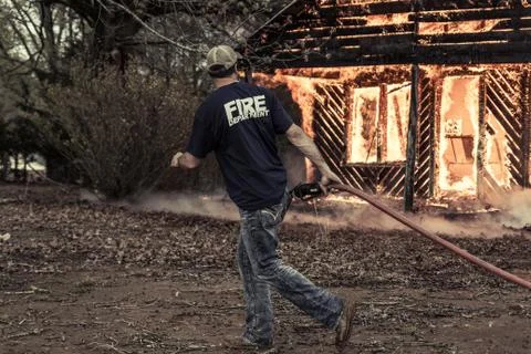 House Fire Stock Photos