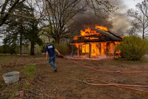 House Fire Stock Photos