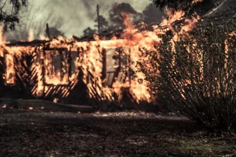 House Fire Stock Photos