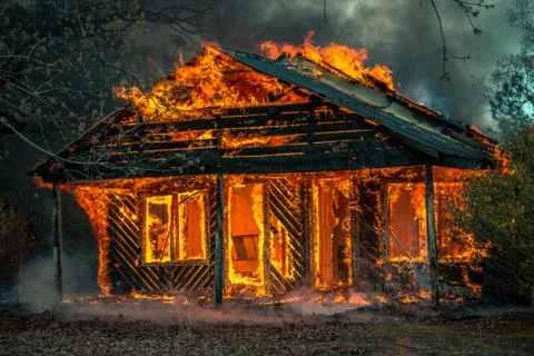 House Fire Stock Photos