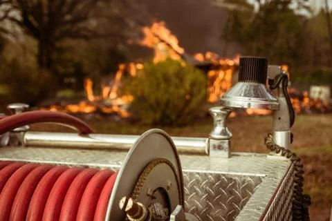 House Fire Foto stock