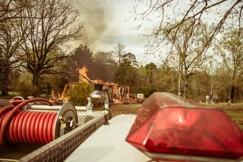 House Fire Foto stock