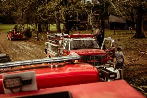 House Fire Foto stock