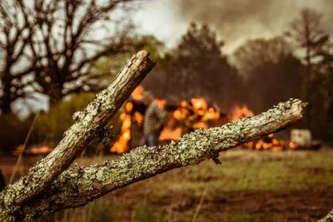 House Fire Stock Photos