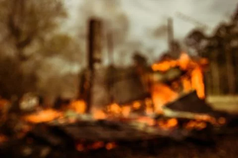 House Fire Stock Photos