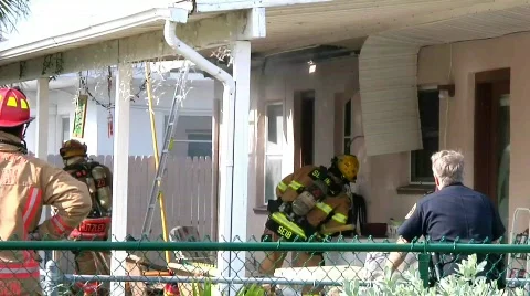 House Fire PSFR 2 Stock Footage 688583