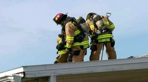 House Fire PSFR 4 Stock Footage 688577