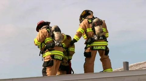 House Fire PSFR 5 Stock Footage 688276