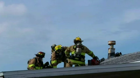 House Fire PSFR 6 Video stock 688228