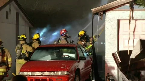 House Fire SFR 3 Stock Footage 688267