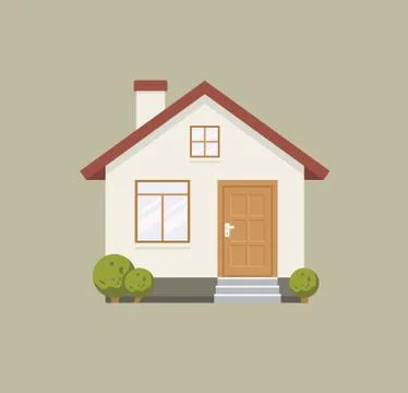 House flat icon Stock Illustration