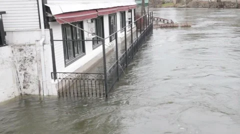 House flood Stock Footage 5087789
