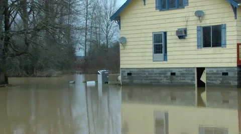 House flood Stock Footage 11634978