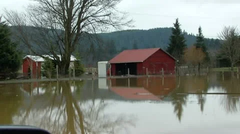 House Flood Video stock 11637285