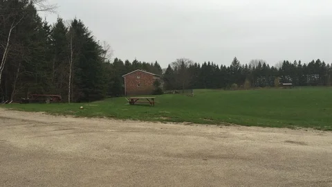 House in the Forest Stock Footage 89995731