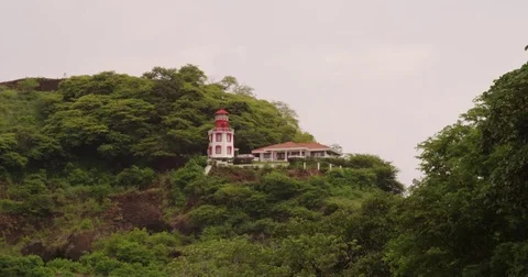 House in the forest on the mountains. Stock Footage 82521944