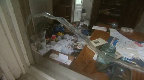 House Full of Garbage 2 Stock Footage 28151501