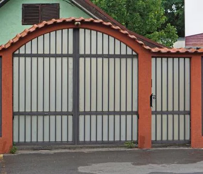 House gate arch Stock Photos