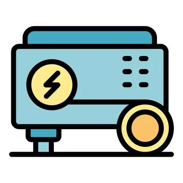House generator icon vector flat イラスト素材
