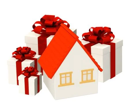 House - gift Stock Illustration
