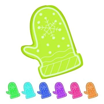 House gingerbread vector cartoon graphic Stock Illustration