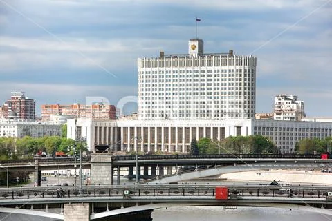 House of the Government of the Russian Federation Stock Photos