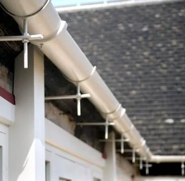 House gutter Stock Photos