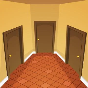 House Hallway Stock-Illustration