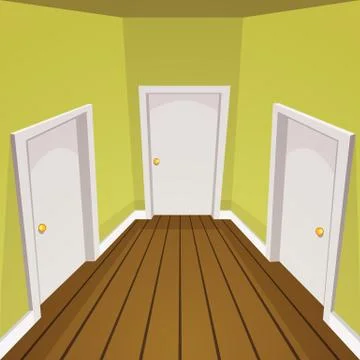 House Hallway Illustrazione stock