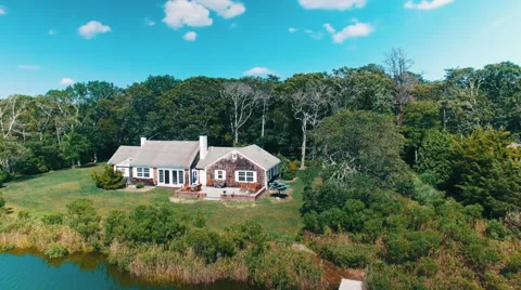 House in the Hamptons Stock Footage 67564009