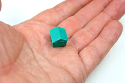 House in hand Stock Photos