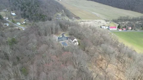 House on a Hill Trim (2) Stock Footage 236597125