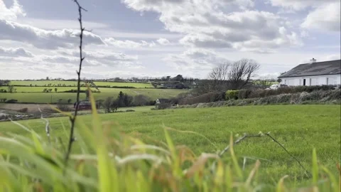 A house on the hills. Stock Footage 285337389