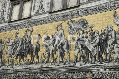 House historic facade painting ancient combat Stock Photos