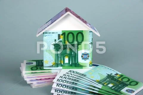 House home arm balance banrupt bill budget bust Stock Photos