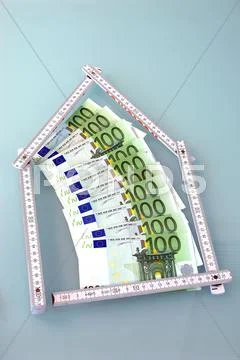 House home bankruptcy banrupt bill burden bust Stock Photos