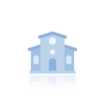 House, home vector flat icon Ilustração Stock