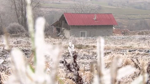 House on ice Video stock 62651062