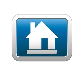 House icon blue イラスト素材